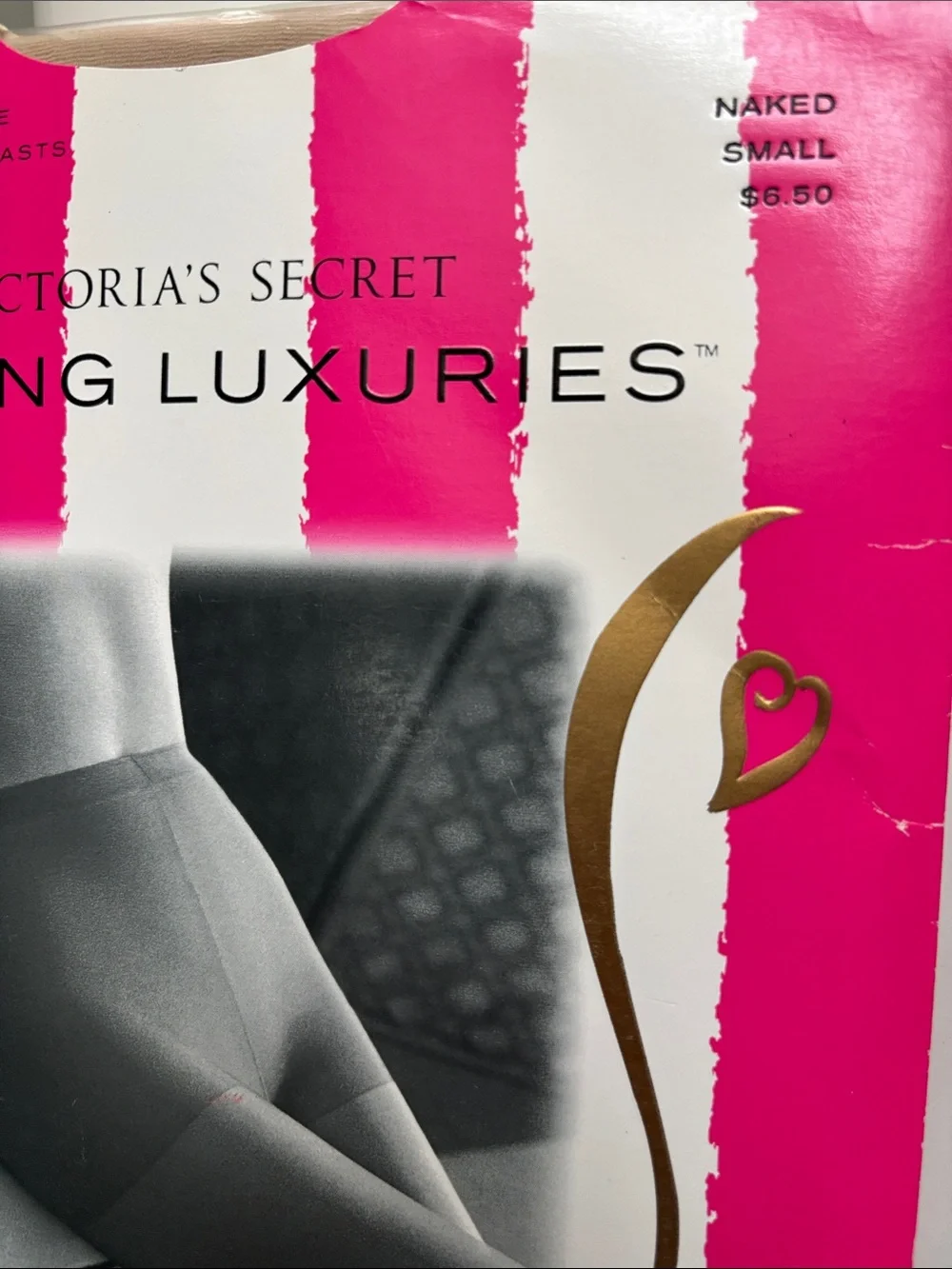 Victoria's Secret Lasting Luxuries Sheer Control Top Pantyhose - Black